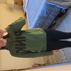 Victoria's Secret Pink Quarter Zip Sweatshirt